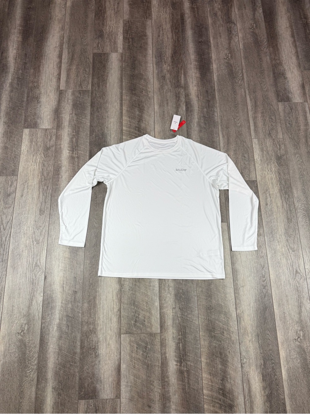 Baleaf Mens White Long Sleeve Top